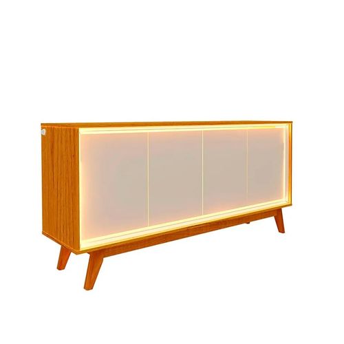 Buffet-Reluz-160cm-com-Led-Naturale-Off-White